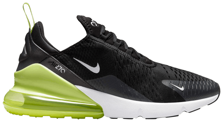 

Кроссовки Nike Air Max 270 'Black Light Lemon Twist', черный