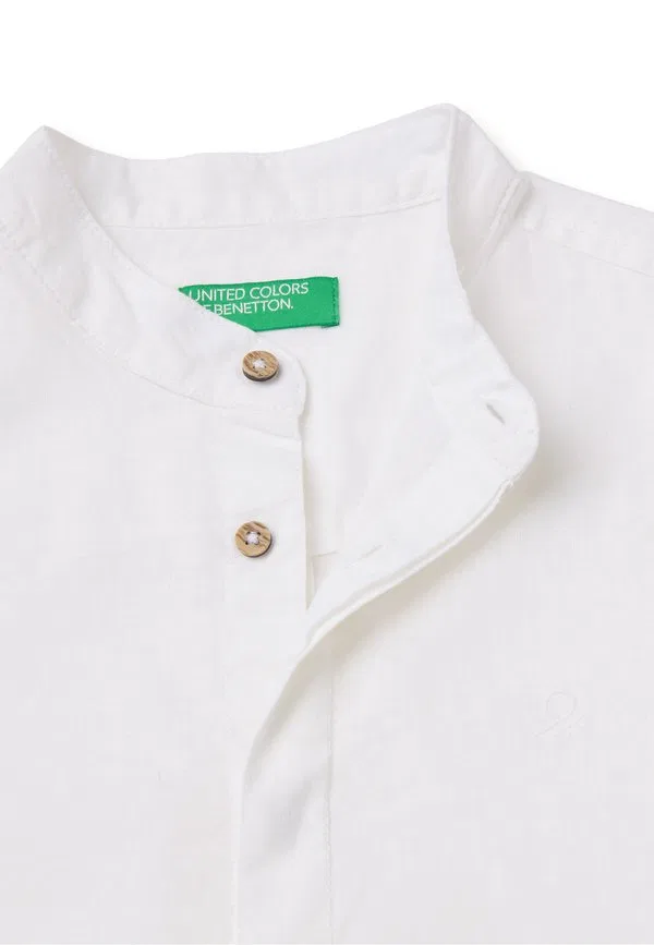 Рубашка United Colors Of Benetton, White — фото 3