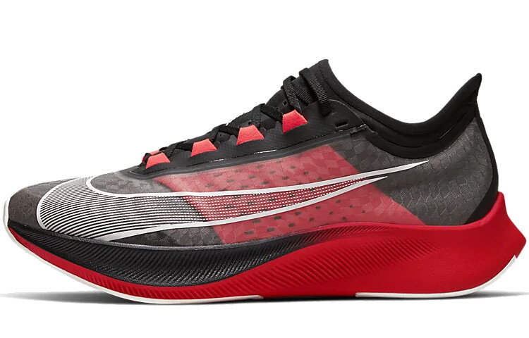 

Кроссовки Zoom Fly 3 унисекс с низким верхом, черные/красные Nike