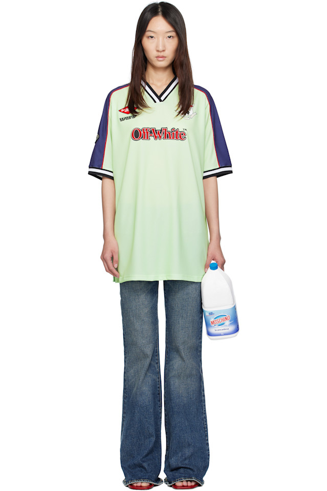 

Футбольное мини-платье Off-White, мультиколор