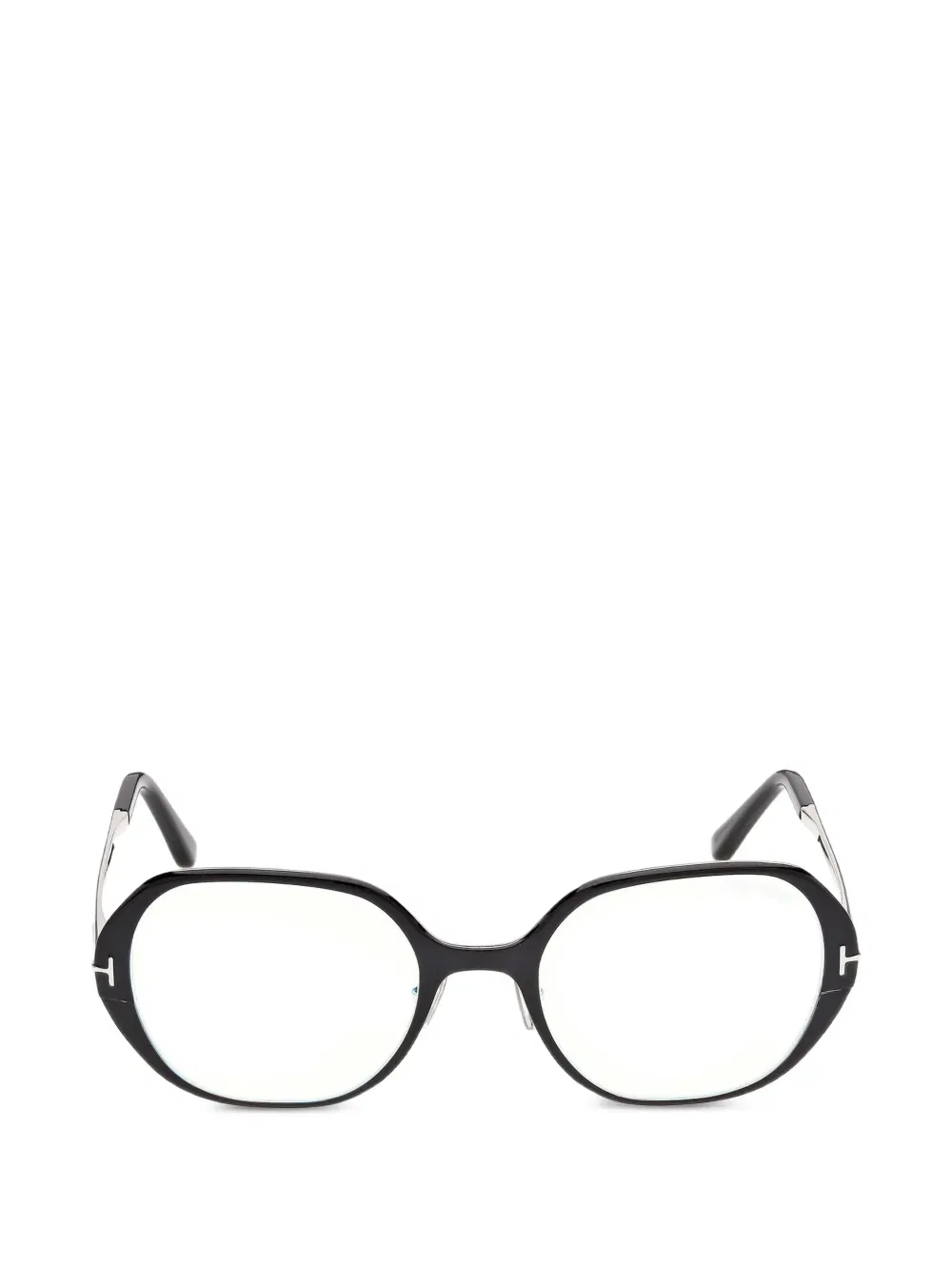 Очки в овальной оправе Tom Ford Eyewear, черный