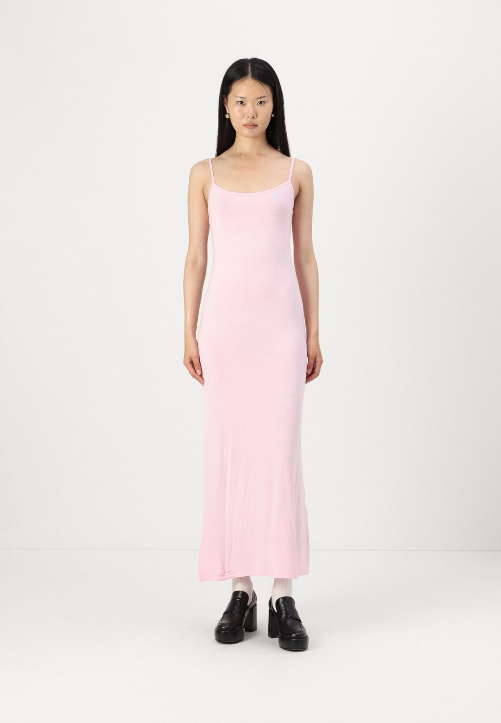 

Платье макси SOFT TOUCH MAXI DRESS Gina Tricot, светло-розовый