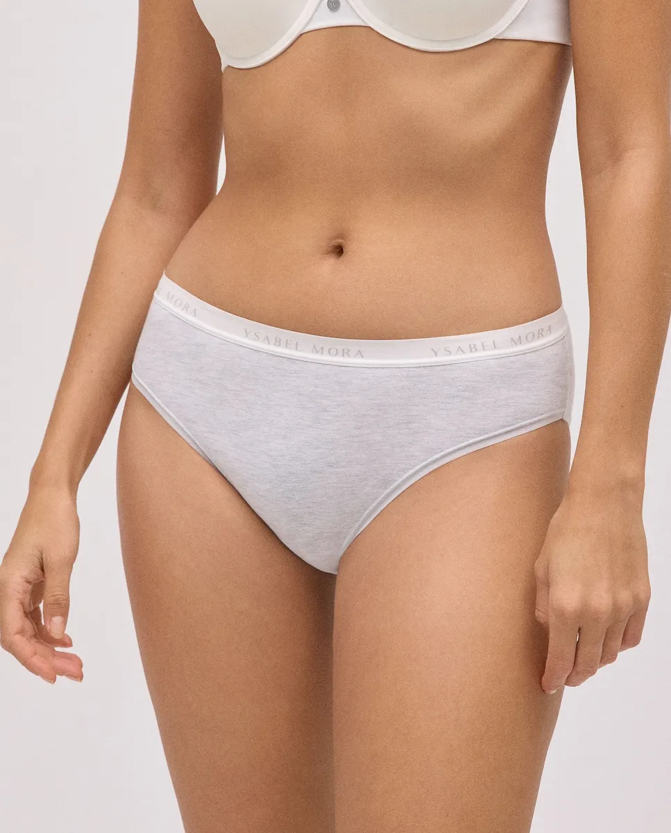

Набор из 2 базовых хлопковых трусиков миди от YSABEL MORA Ysabel Mora, мультиколор