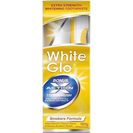 

Зубная паста для курильщиков Formula Intense Extra Strength Отбеливающая зубная паста 150 г, White Glo