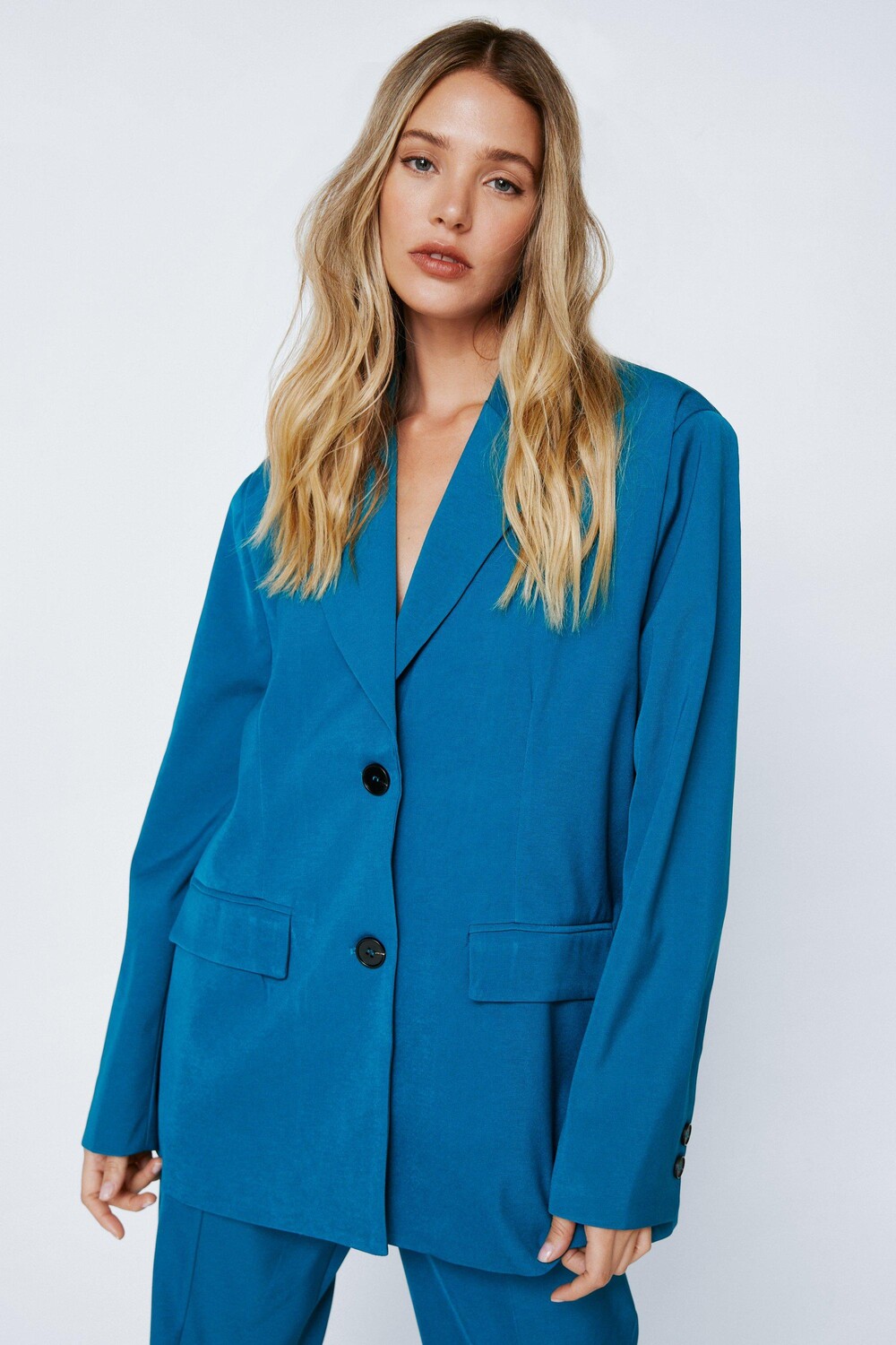 

Индивидуальный однобортный пиджак Nasty Gal, зеленый