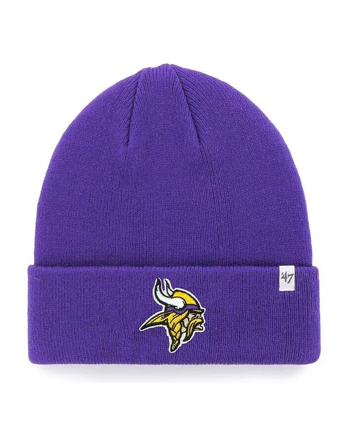 

Мужская базовая вязаная шапка с манжетами фиолетового цвета Minnesota Vikings '47 Primary '47 Brand, фиолетовый