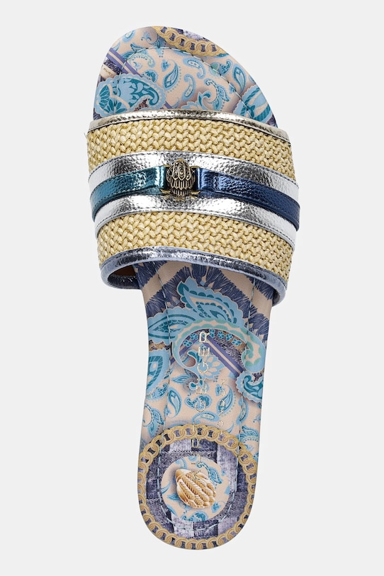 Шлепанцы Southbank Flat Sandal Kurt Geiger London, золотой — фото 3