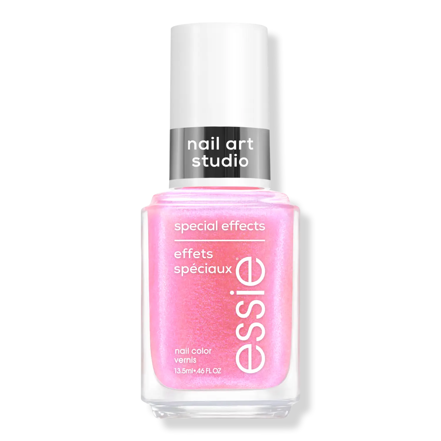 

Студия нейл-арта, лак для ногтей со спецэффектами Essie, Astral Aura (pink effect with purple shimmer pearls)