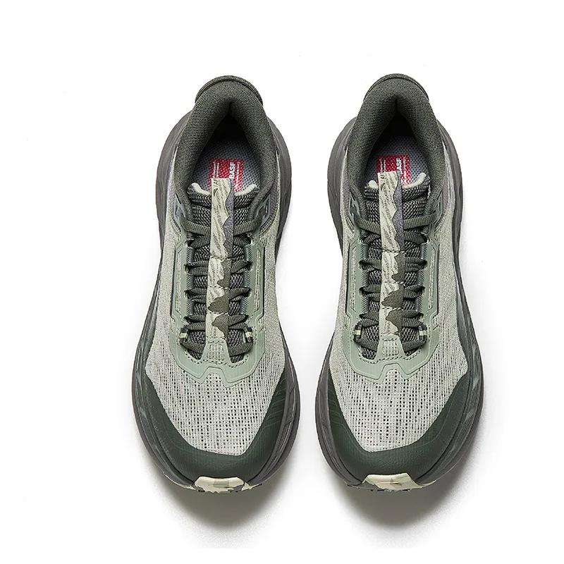 ANTA Kunlun Textile, Rubber Low top Running Shoes мужские Lotus Leaf Green/Cedar Green/Volcanic Ash — фото 4