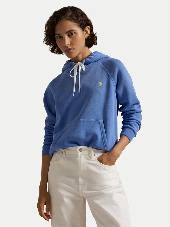 

Свободный крой толстовки 211943007018 Polo Ralph Lauren, синий