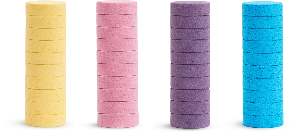 

Цветные шипучие таблетки для ванн Color Buddies Munchkin, 24 m+ 40 шт