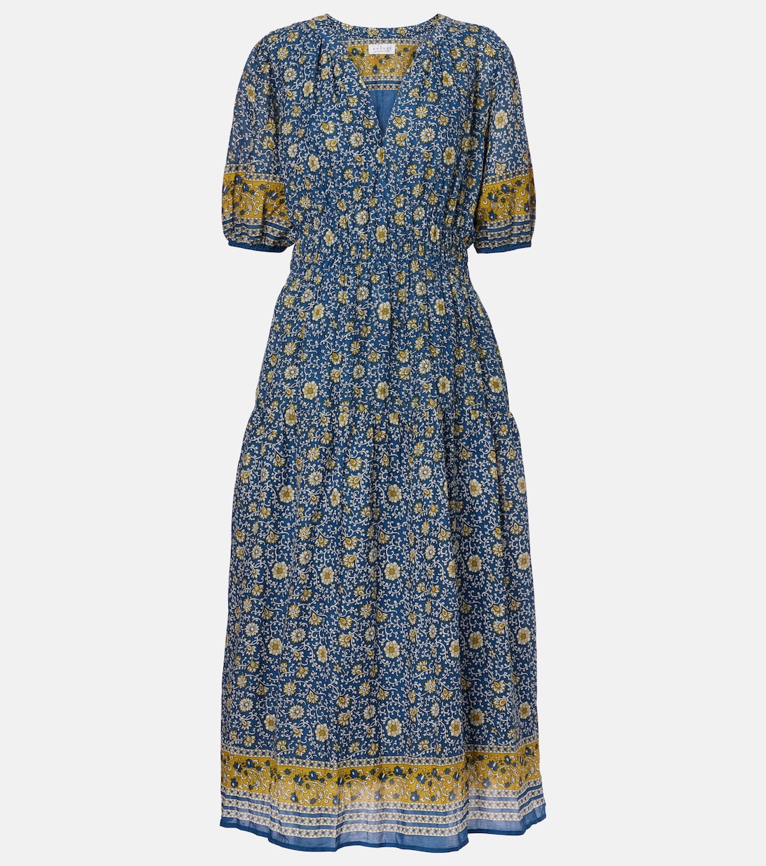 

Наталья цветочное хлопковое макси-платье Velvet, Blue Floral