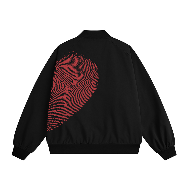 

FUERZA Куртка Unisex, Black (Red Fingerprint)