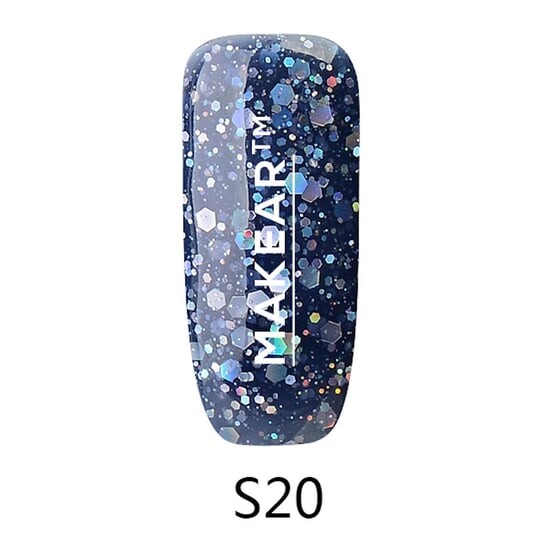 

Гибридный лак для ногтей, 20, 8 мл Makear, Diamond