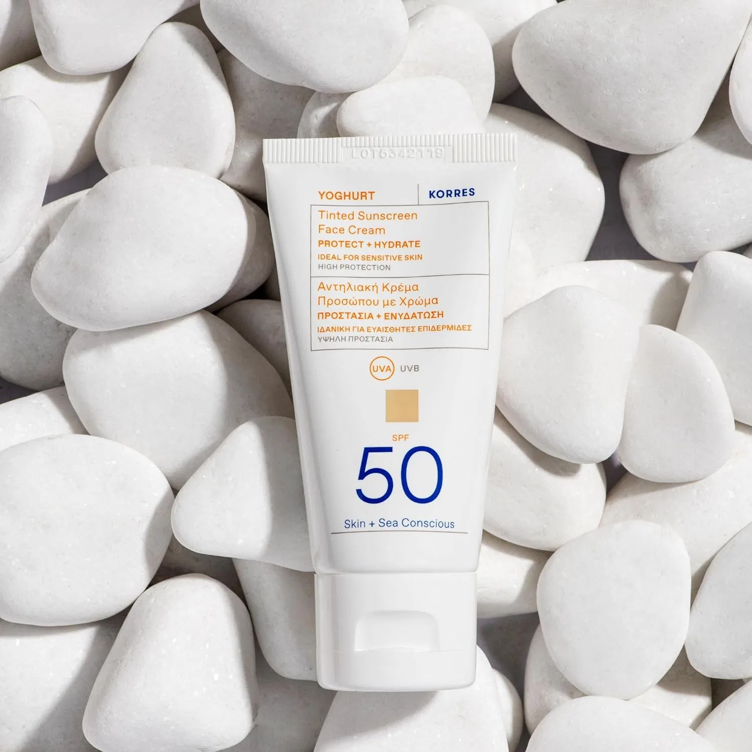 Тонирующий солнцезащитный крем «YOGHURT» SPF50 от KORRES Korres — фото 2
