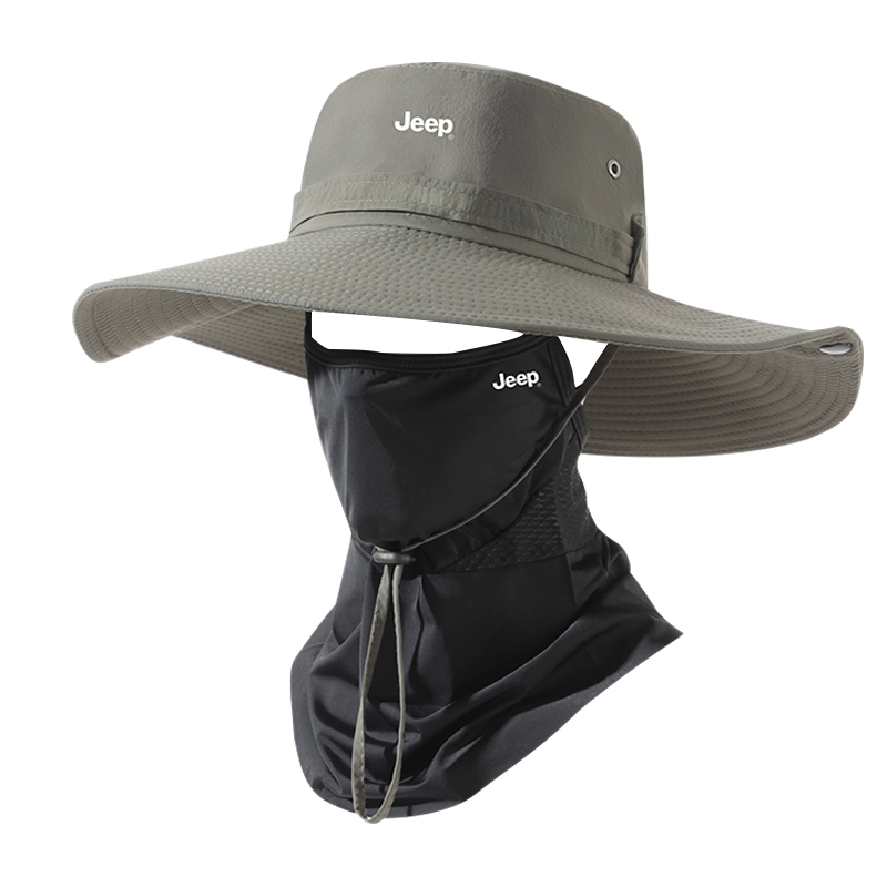 

Легкая панама Unisex Jeep, bamboo зеленый+черный