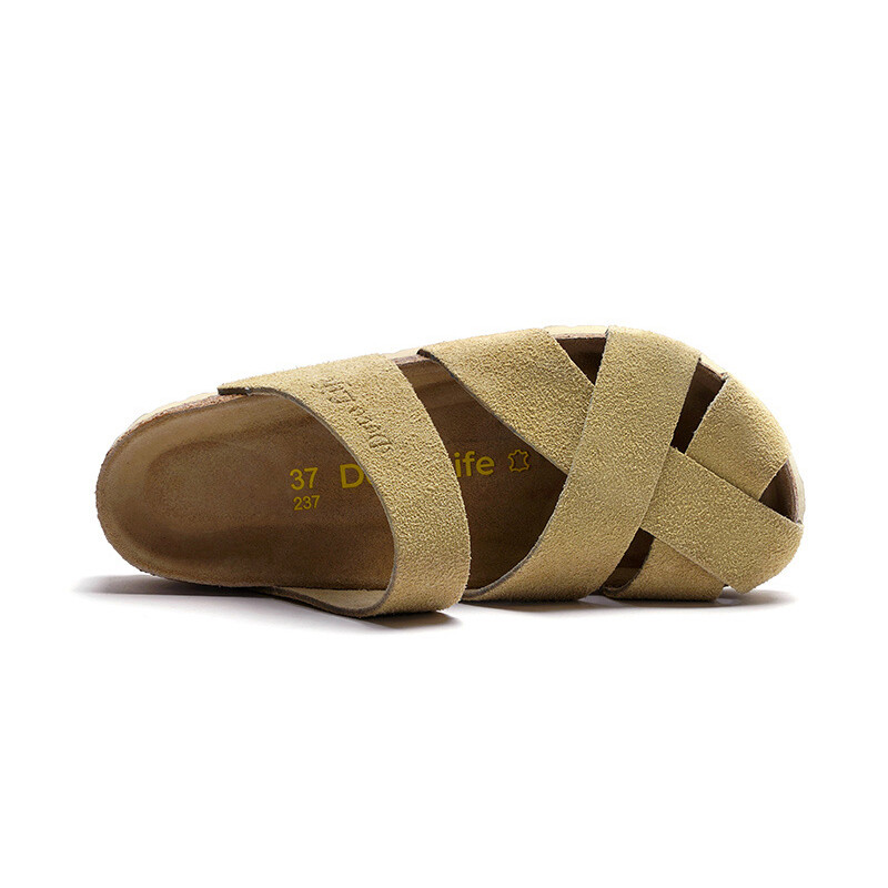 Мюли женские с закрытым носком женские Devo Life, цвет Burgundy suede — фото 4