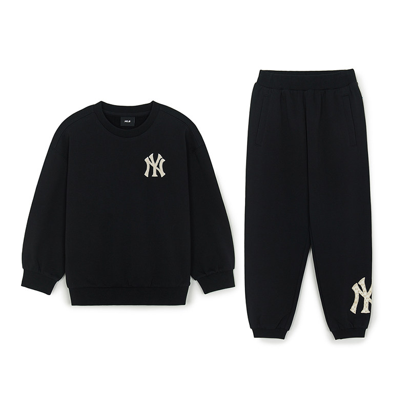 Детский спортивный комплект Casual Sportswear 2 Piece Set MLB KIDS, черный
