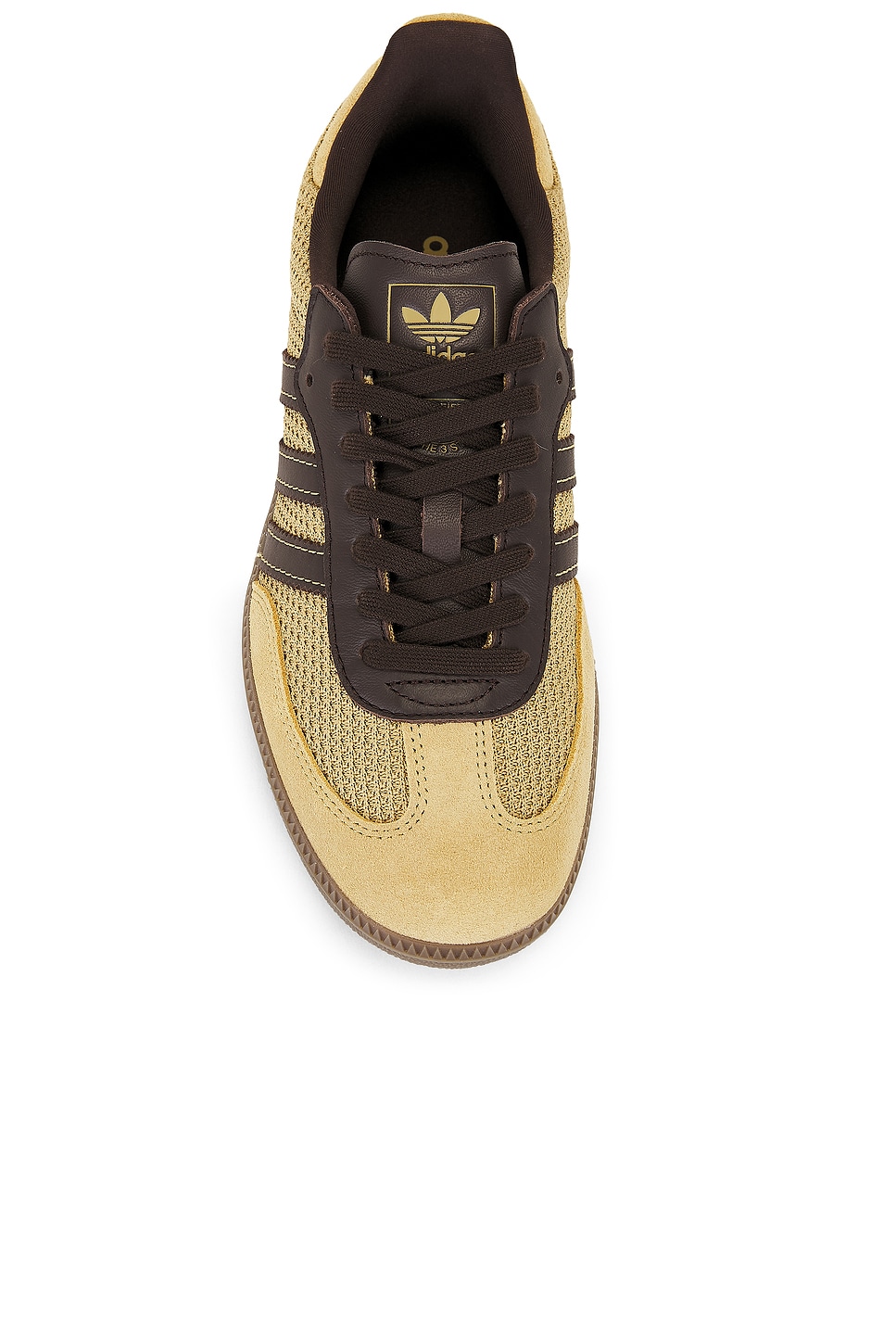 Кроссовки Samba OG Adidas Originals, Golbei, Dark Brown, & Gum5 — фото 4