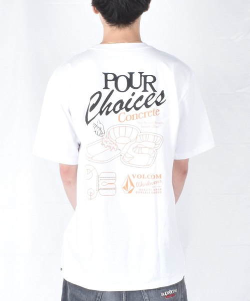 

Футболка с коротким рукавом, с принтом на спине VOLCOM, белый