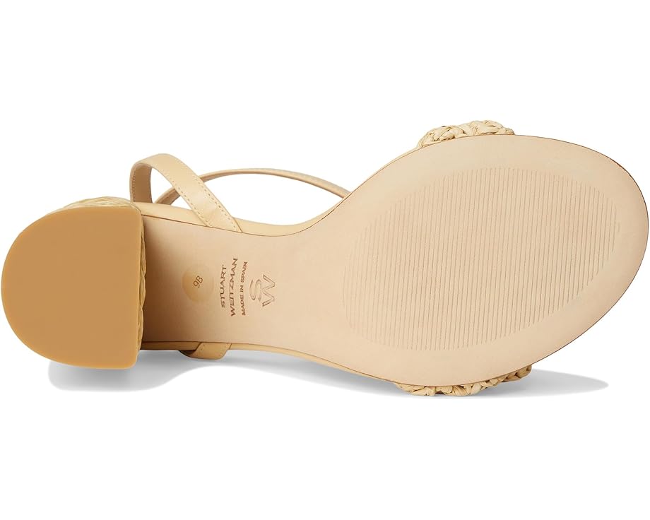 Туфли Stuart Weitzman Magnolia Block 85, цвет Natural Tonal — фото 3