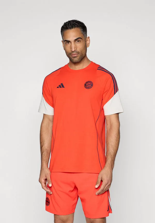Футболка fcb, клубная одежда Adidas Performance, Red