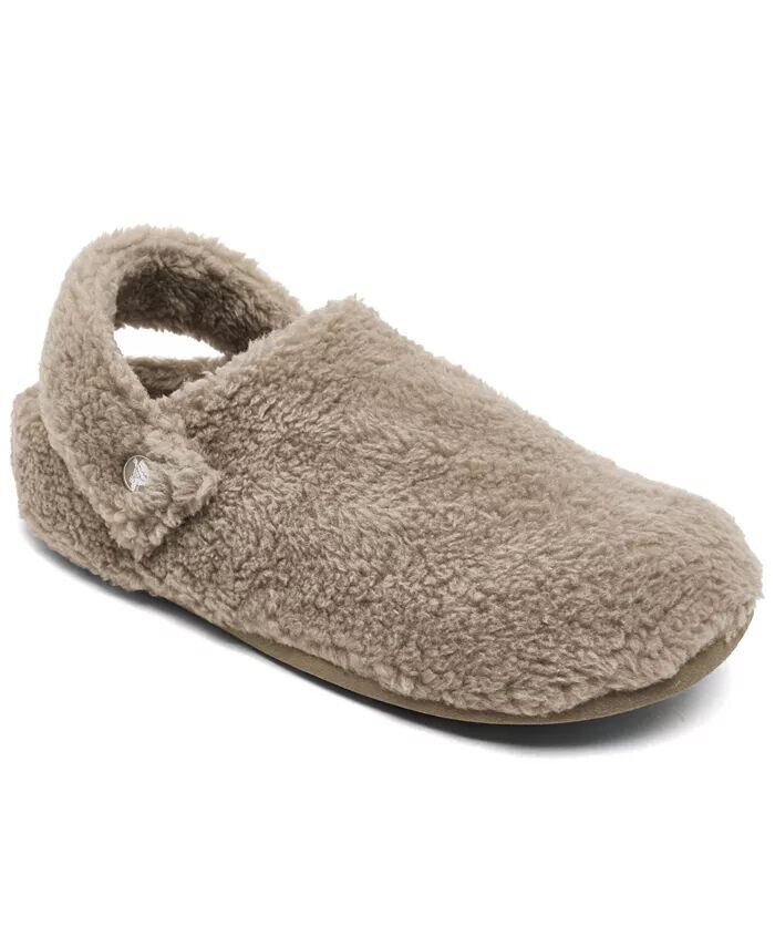 Мужские и женские классические тапочки Cozzzy от Finish Line Crocs, коричневый/бежевый