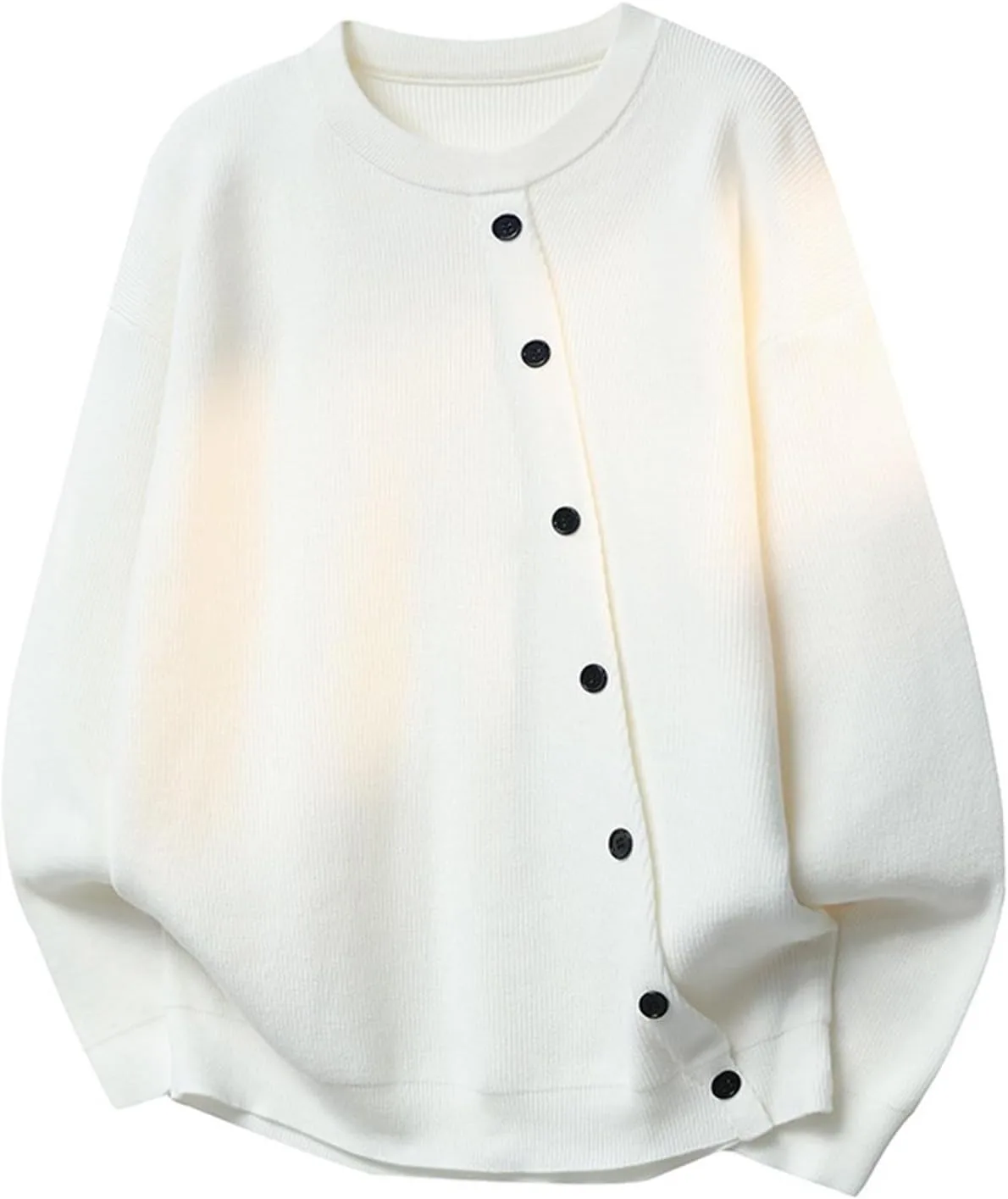 

Мужской кардиган с длинным рукавом и воротником-стойкой, slim fit