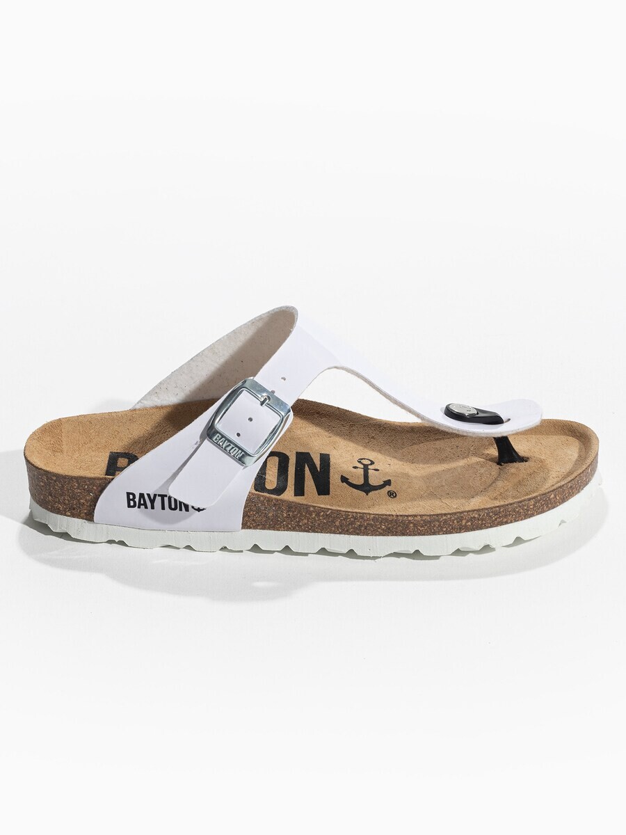 Сандалии с т-образным ремешком Bayton T-Bar Sandals MERCURE, белый — фото 4