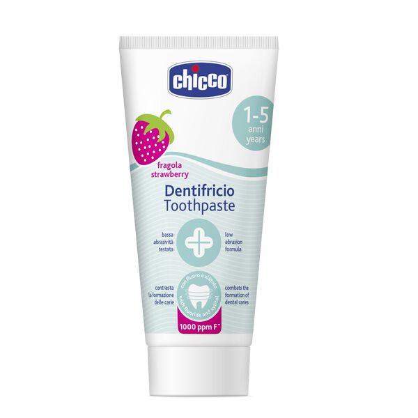 

Детская зубная паста с фтором 12мес+, 50 мл Chicco 12 month+