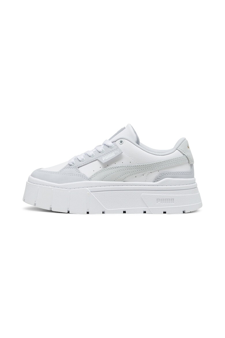 

Замшевые кроссовки Mayze Stack Luxe на плоской платформе Puma, серый