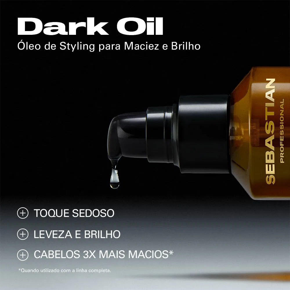 Невесомое масло для укладки «Dark Oil» от Sebastian Form, 95 мл Sebastian — фото 3