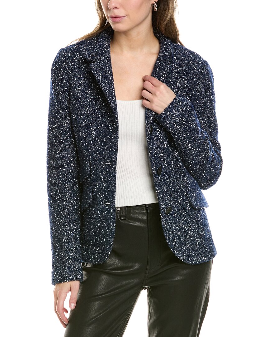 

Rag & bone Slade Жакет из твида с шерстяной смесью, синий