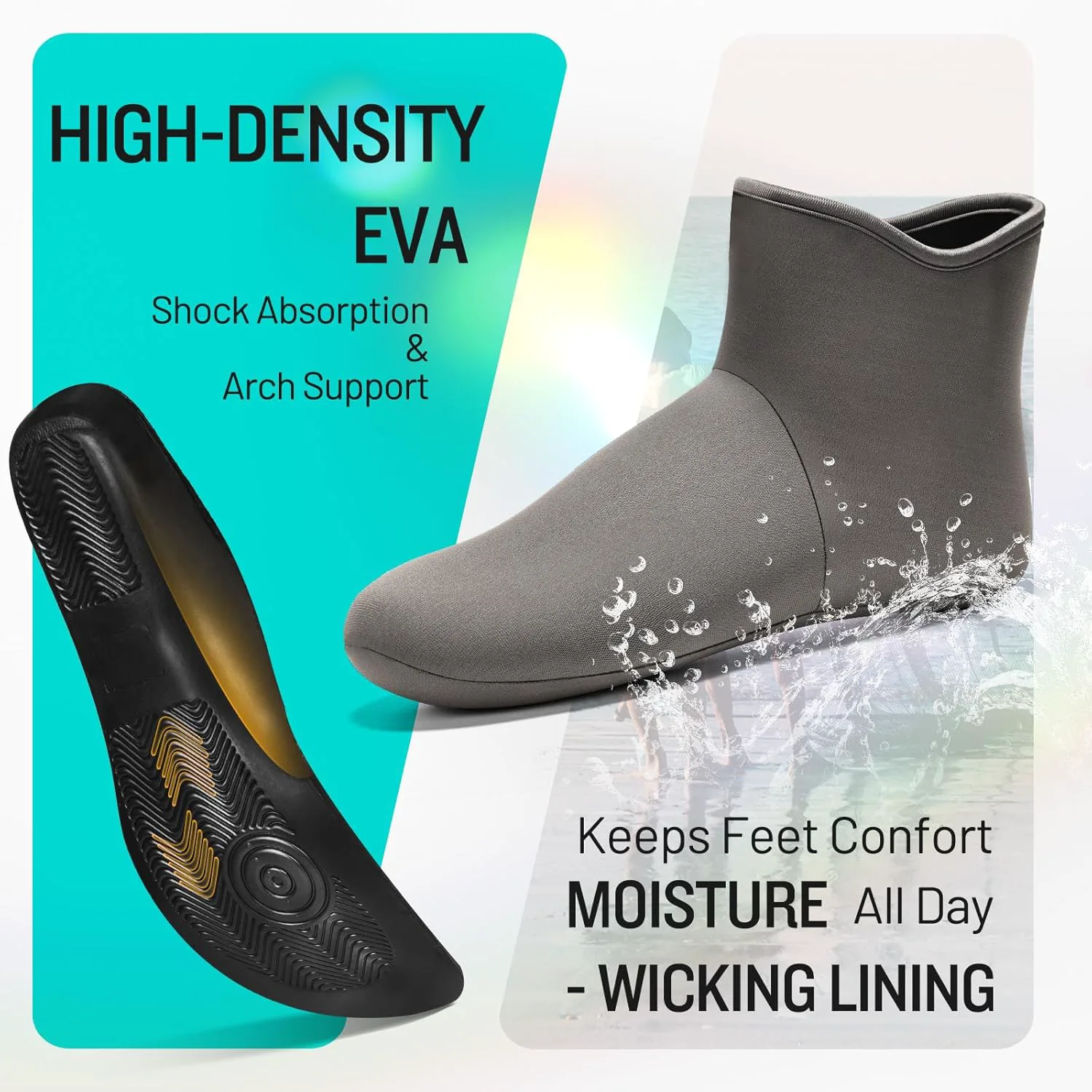 

Мужские ботинки Furuian Deck, рыболовные ботинки, водонепроницаемые дождевые ботинки, ботильоны на щиколотку, слипоны из неопрена и резины, челси для мужчин, ботинки для садоводства, рыбалки, походов, плавания и парусного спорта, серый