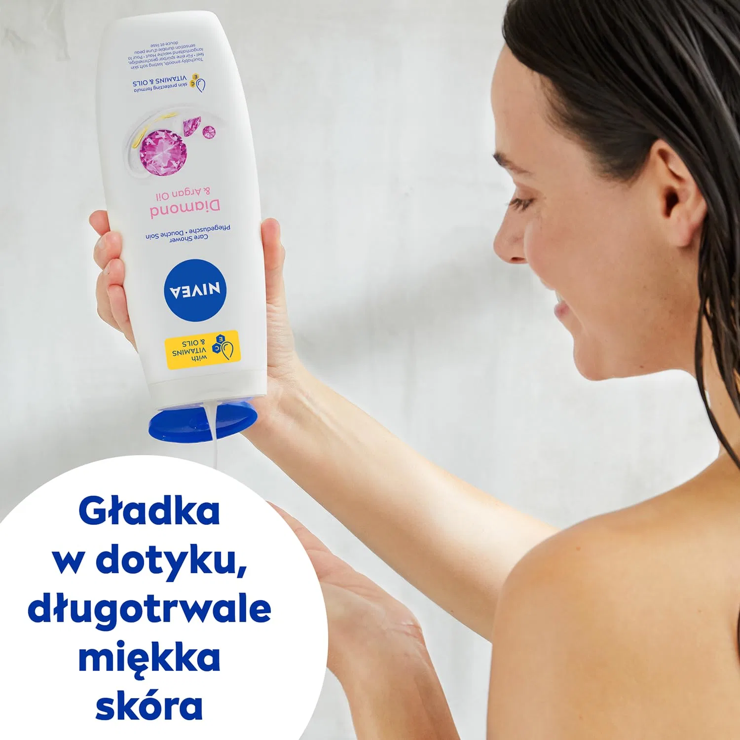 Гель для душа «Care & Diamond Diamond Shimmer» от NIVEA Nivea — фото 3