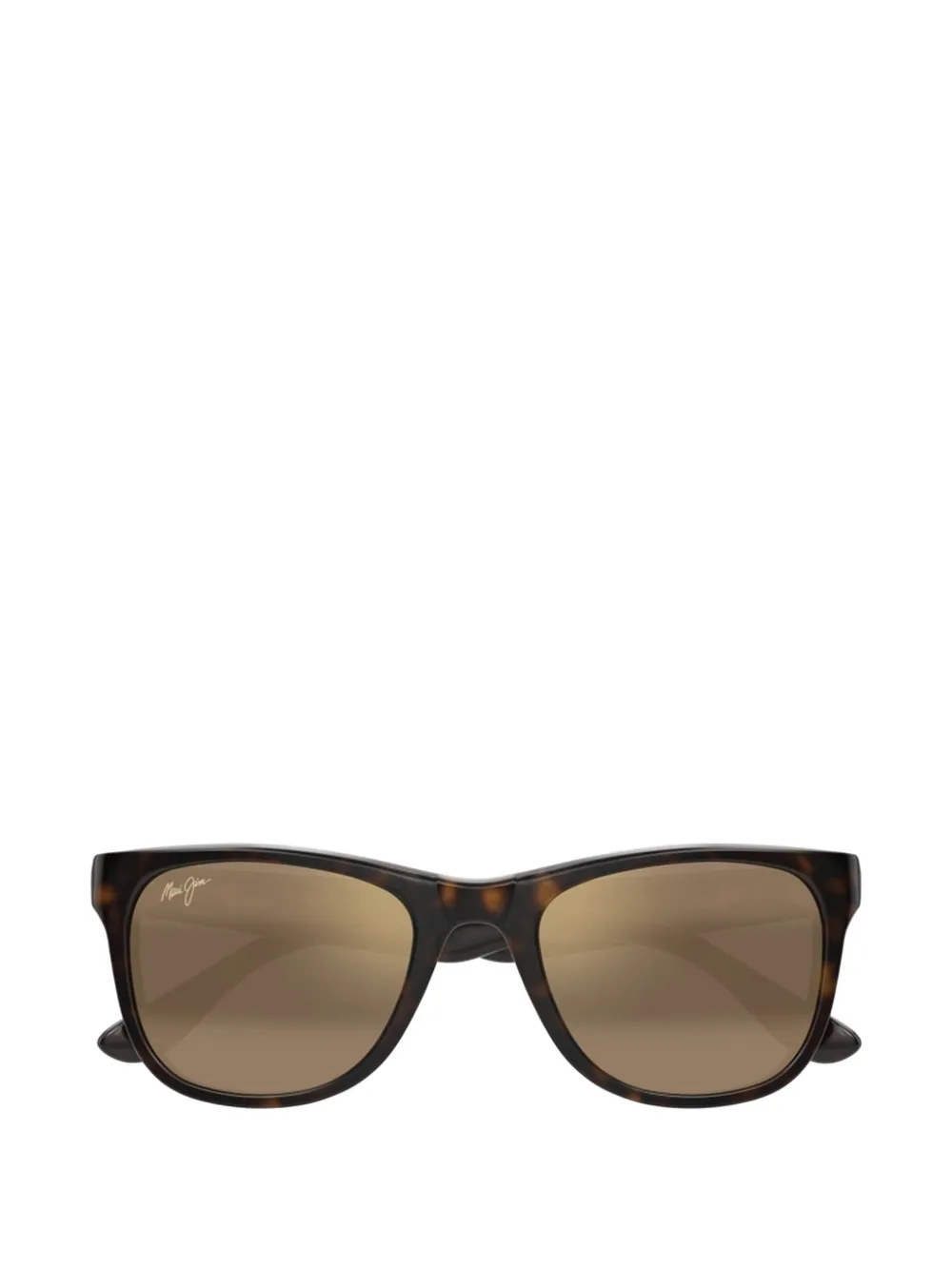 

Квадратные солнцезащитные очки в оправе под черепаху Maui Jim, коричневый