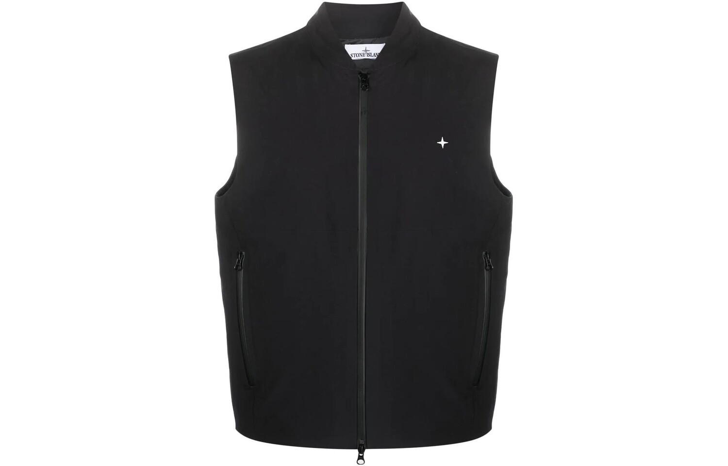 

Жилет мужской Stone Island Embroidered Logo Zipped, черный
