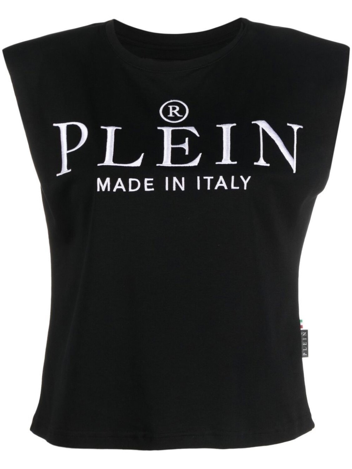 

Philipp Plein топ с логотипом, черный