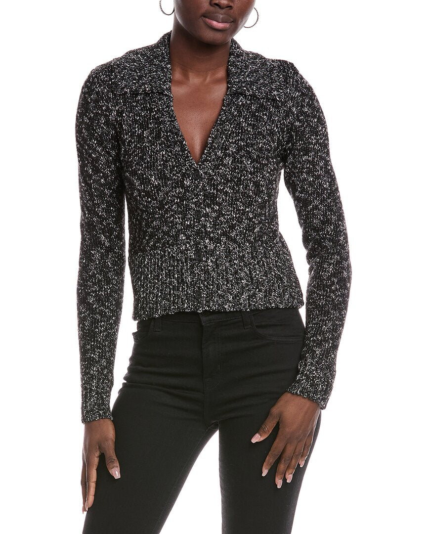 

Энтони Томас Мелилло Воротник Свитер из шерстяной смеси ATM Anthony Thomas Melillo, черный