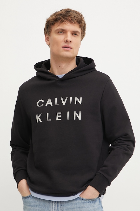 

Хлопковая толстовка Calvin Klein, черный