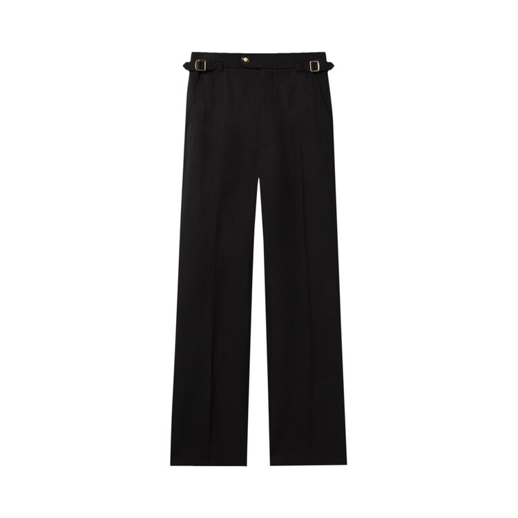 

Брюки Casablanca Straight Leg Trousers With Side Adjusters, черный