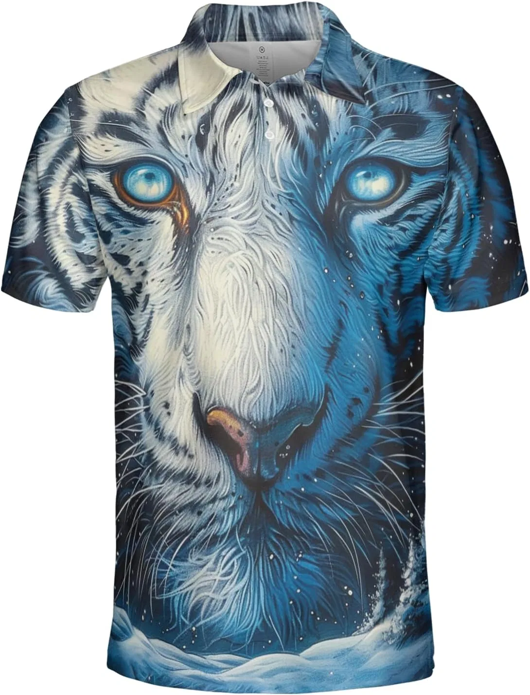 Поло мужское с тигром, Tiger, короткий рукав, Regular Fit, цвет Tiger_17