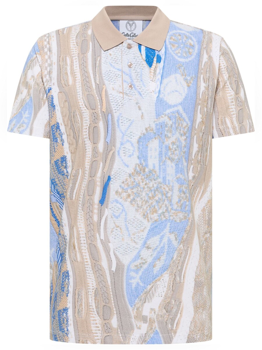 

Футболка Carlo Colucci Eisath, Beige/Blue