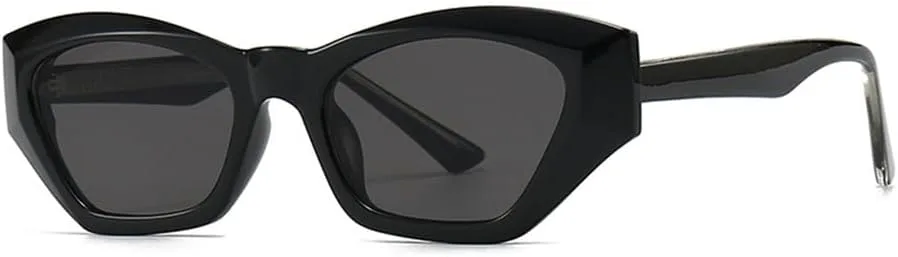 

Солнцезащитные очки Polygon Cat Eye с двойным цветовым переходом, женские, ретро, ​​градиентные, с защитой от УФ-излучения UV400, мужские солнцезащитные очки VFDHN, 2