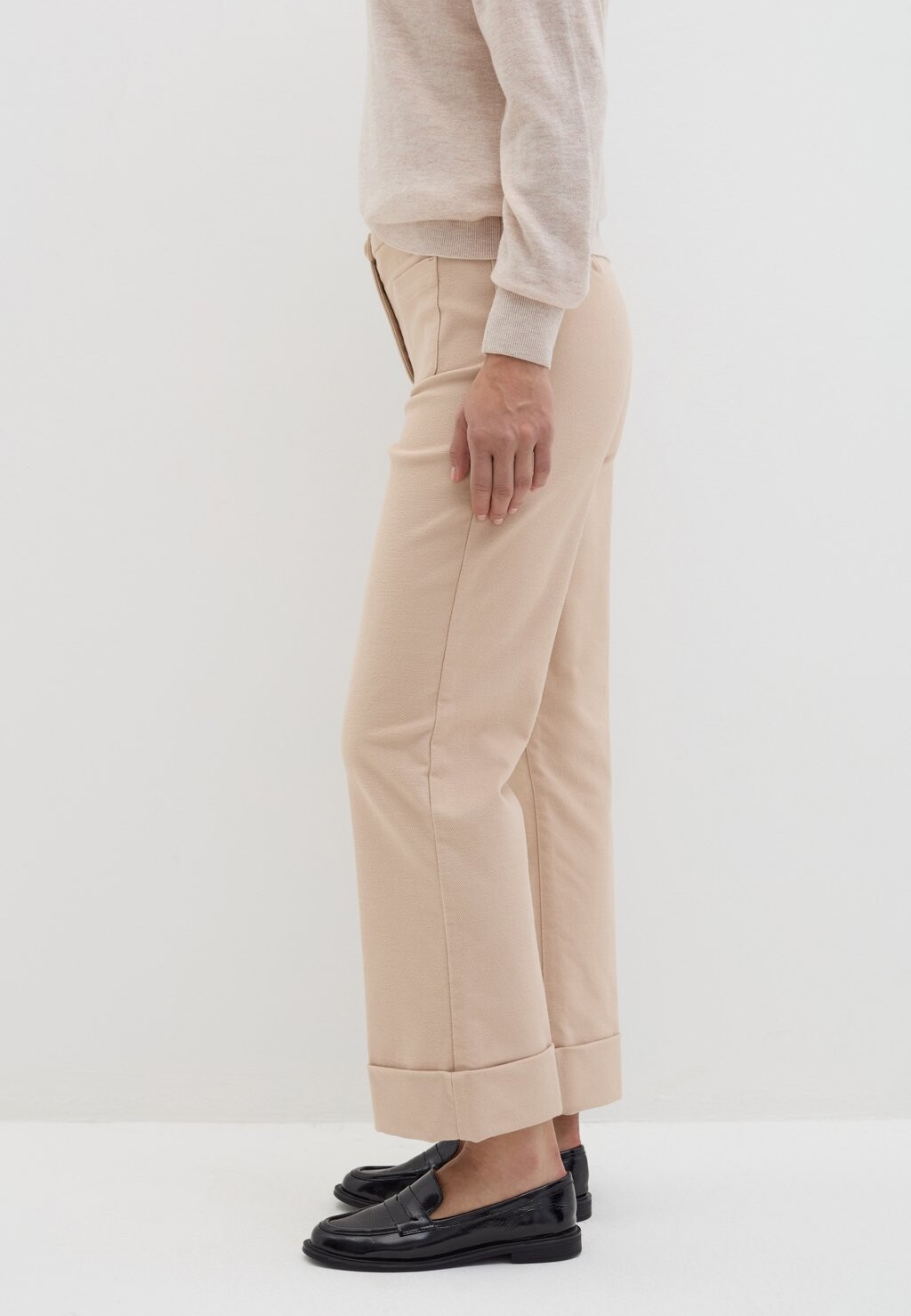 

Брюки CROP IN STRETCH Stefanel, бежевый