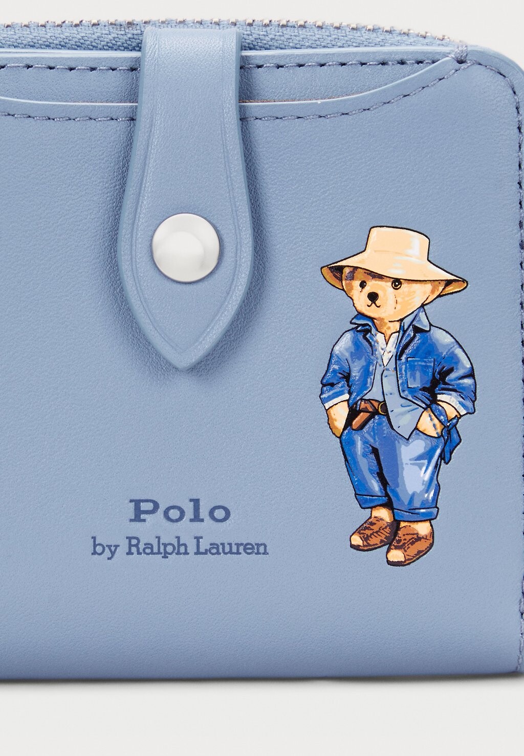 

Кошелек POLO BEAR LEATHER COMPACT WALLET Polo Ralph Lauren, синий