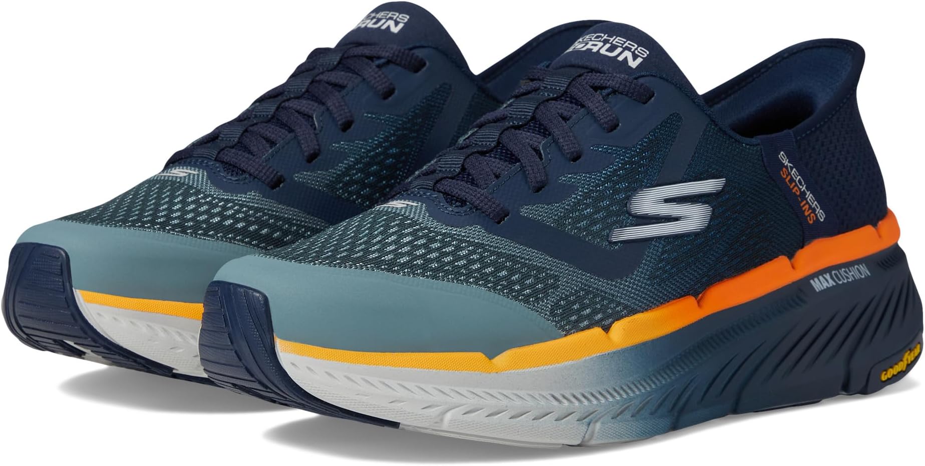 

Кроссовки SKECHERS Skechers Hands Free Slip-ins Max Cushion Premier 2.0, Navy/Orange