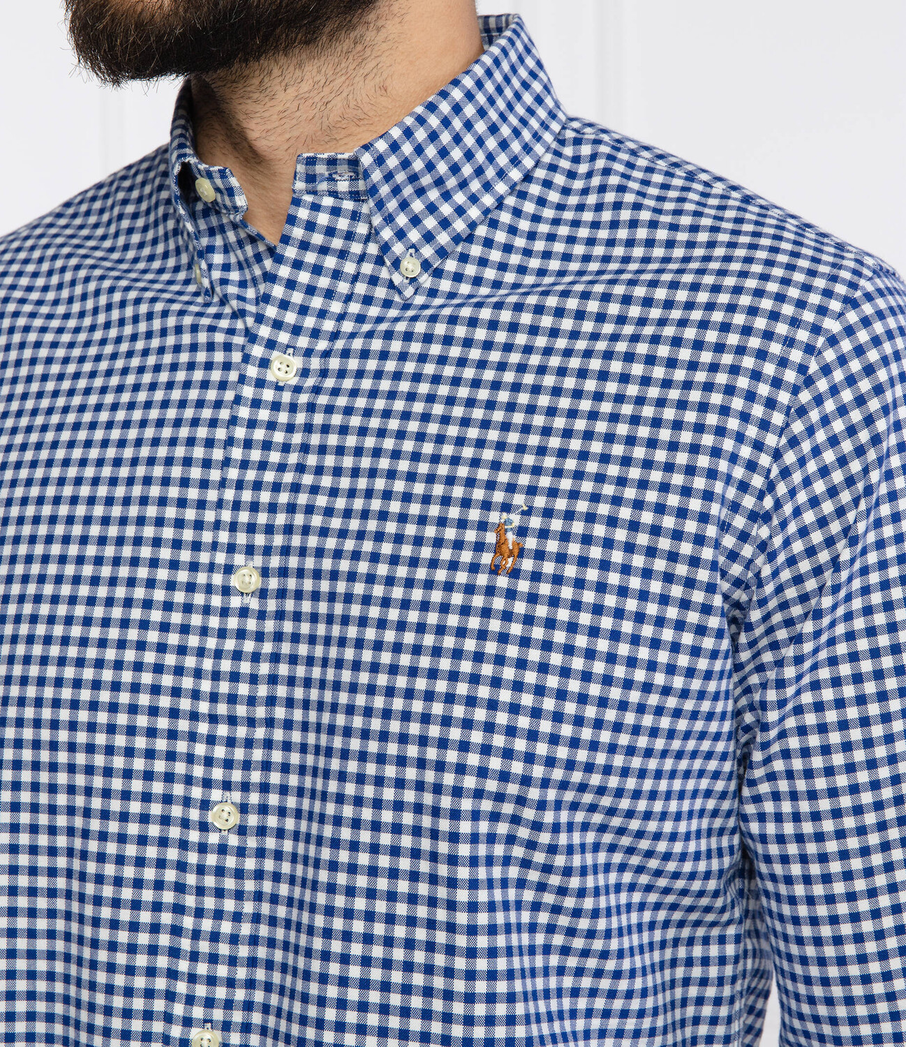 Рубашка POLO RALPH LAUREN regular fit, цвет fiordaliso — фото 4