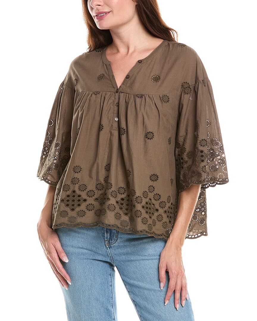 

Майкл Старс Глория Топ с воланами Michael Stars, зеленый