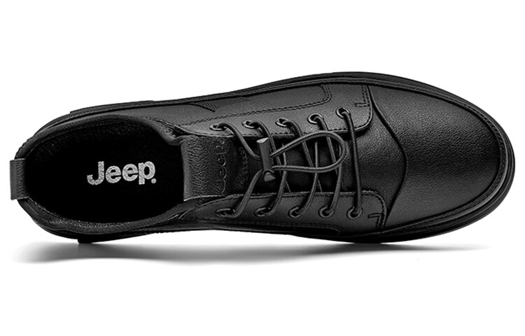 Обувь для скейтбординга Мужская низкая черная Jeep — фото 4